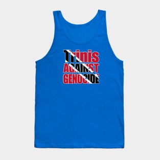 Trinis Against Genocide - Flag Colors - Double-sided Tank Top